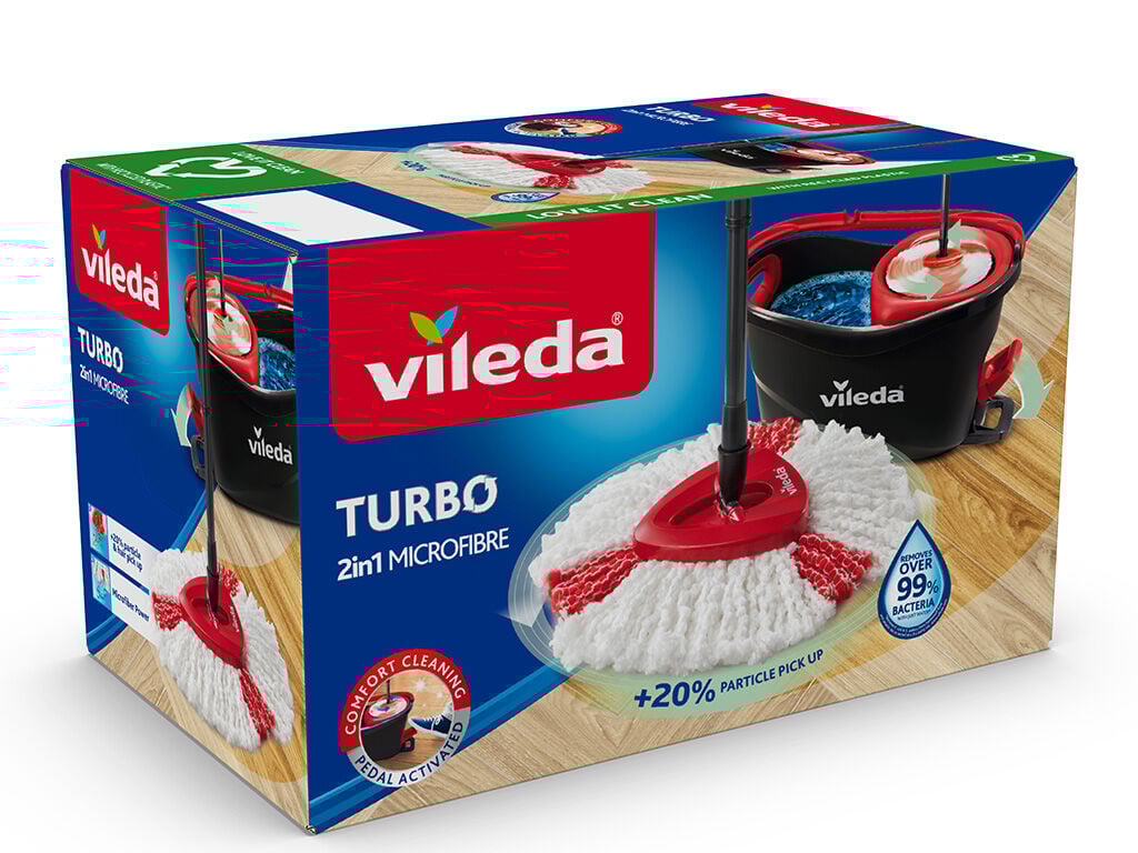 SISTEMA BALDE COM PEDAL TURBO VILEDA image number 1