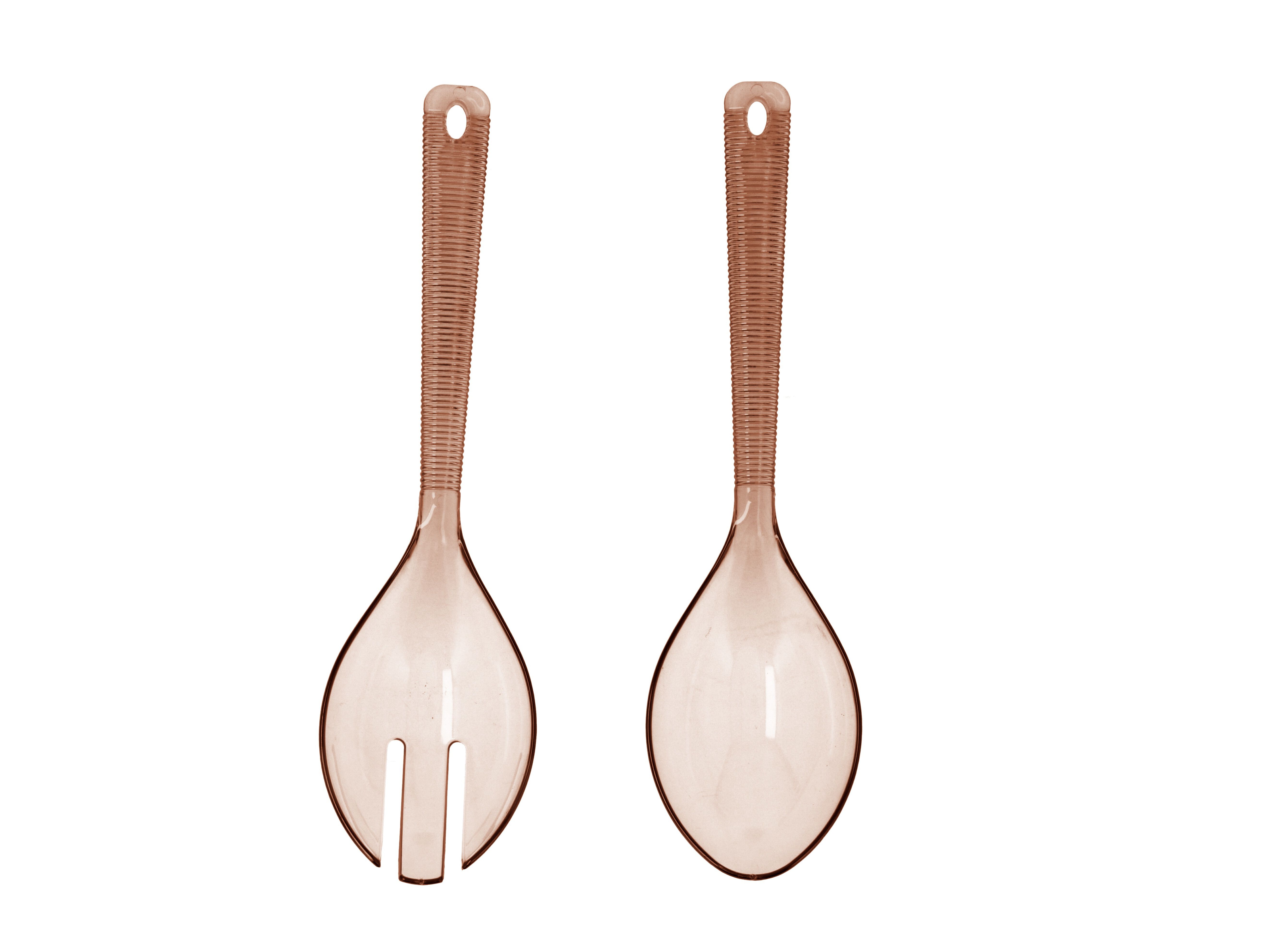 TALHERES DE SERVIR SUNSET QUID PL&Aacute;STICO/CORAL