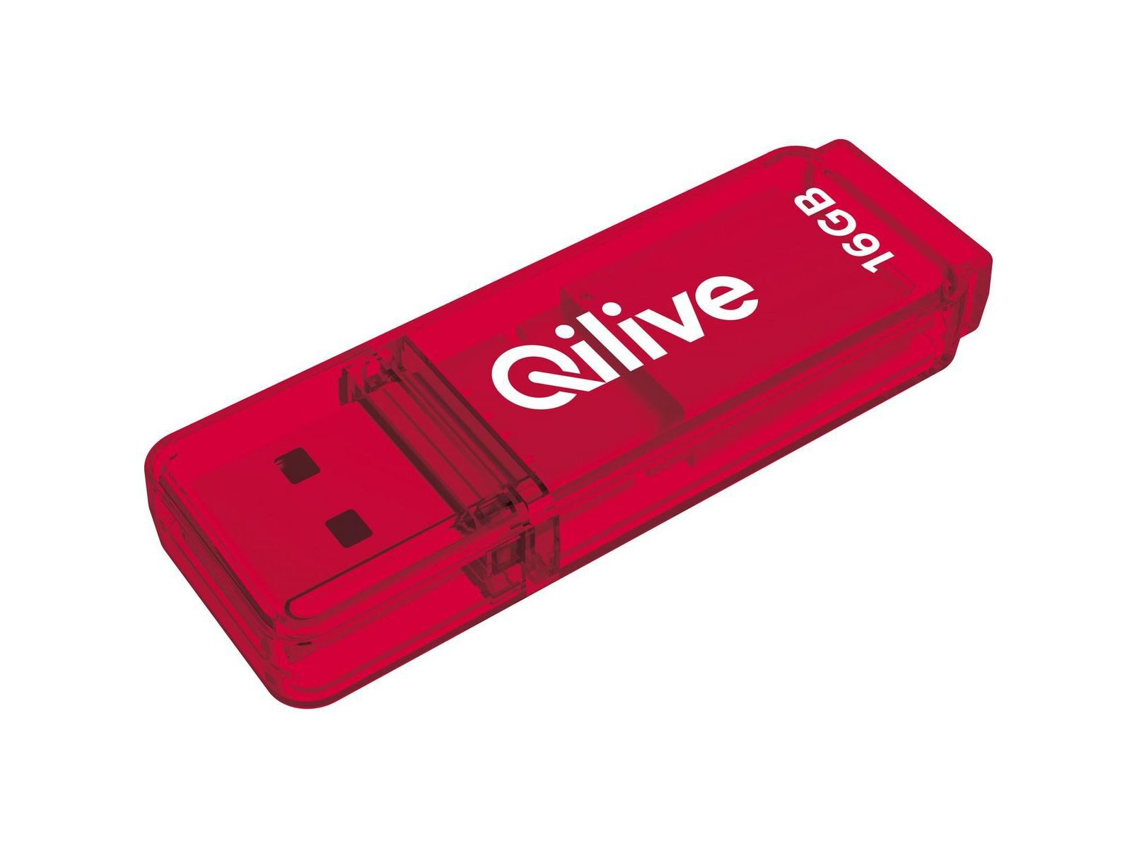 PEN USB QILIVE 16GB 3.2 VERMELHA image number 1