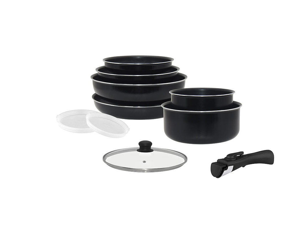 TREM COZINHA ALUM&Iacute;NIO ACTUEL COM TAMPA VIDRO / PEGA REMOV&Iacute;VEL