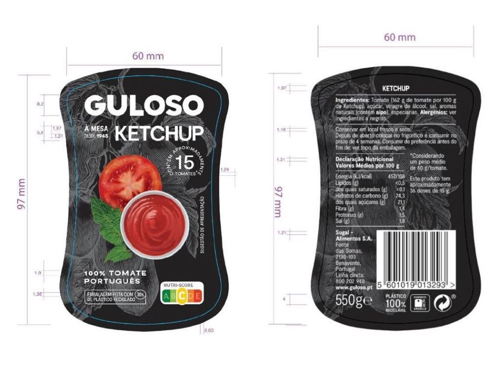 KETCHUP GULOSO 550G image number 2