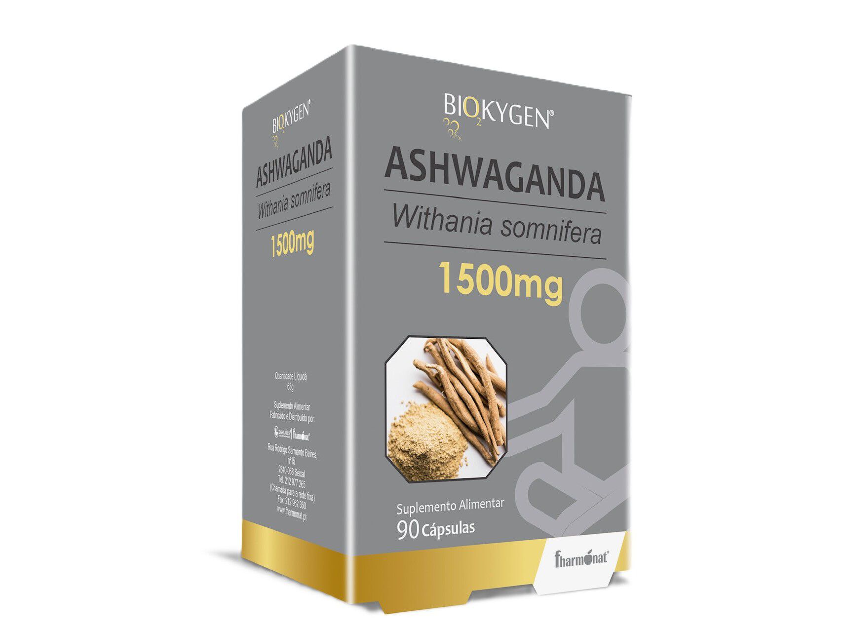SUPLEMENTO BIOKYGEN ASHWAGANDA 1500MG 90 CAPS