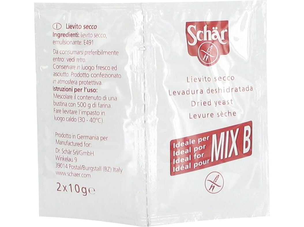 FERMENTO SCHAR SEM GL&Uacute;TEN 2X10G