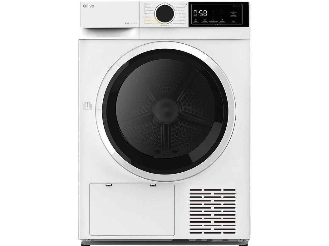 M&Aacute;QUINA DE SECAR ROUPA QILIVE Q.6273 BOMBA CALOR D 8KG image number 1