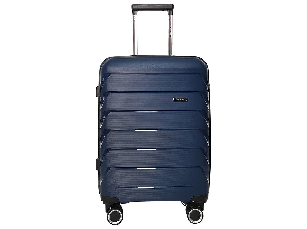 MALA DE CABINE R&Iacute;GIDA AIRPORT AZUL 8 RODAS 56X20X38CM image number 0