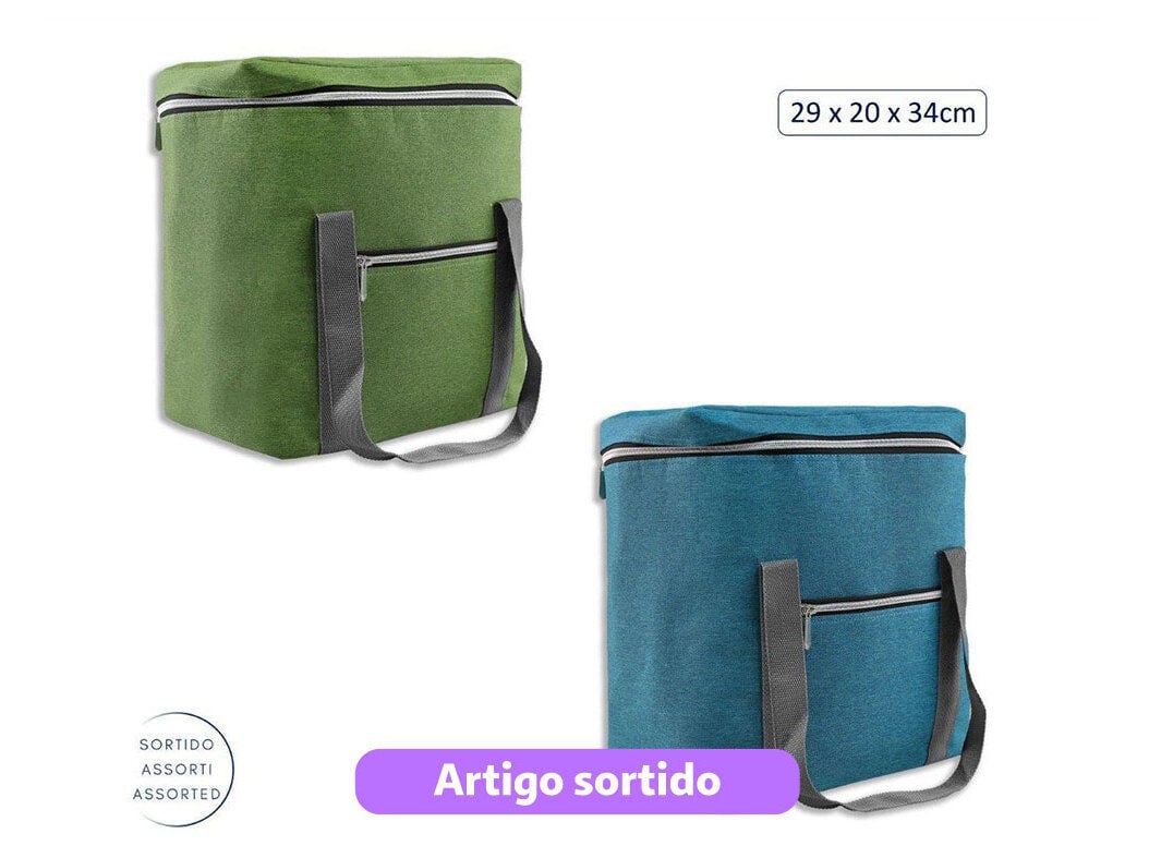 SACO T&Eacute;RMICO ANILAR 29X20X34CM CORES SORTIDAS