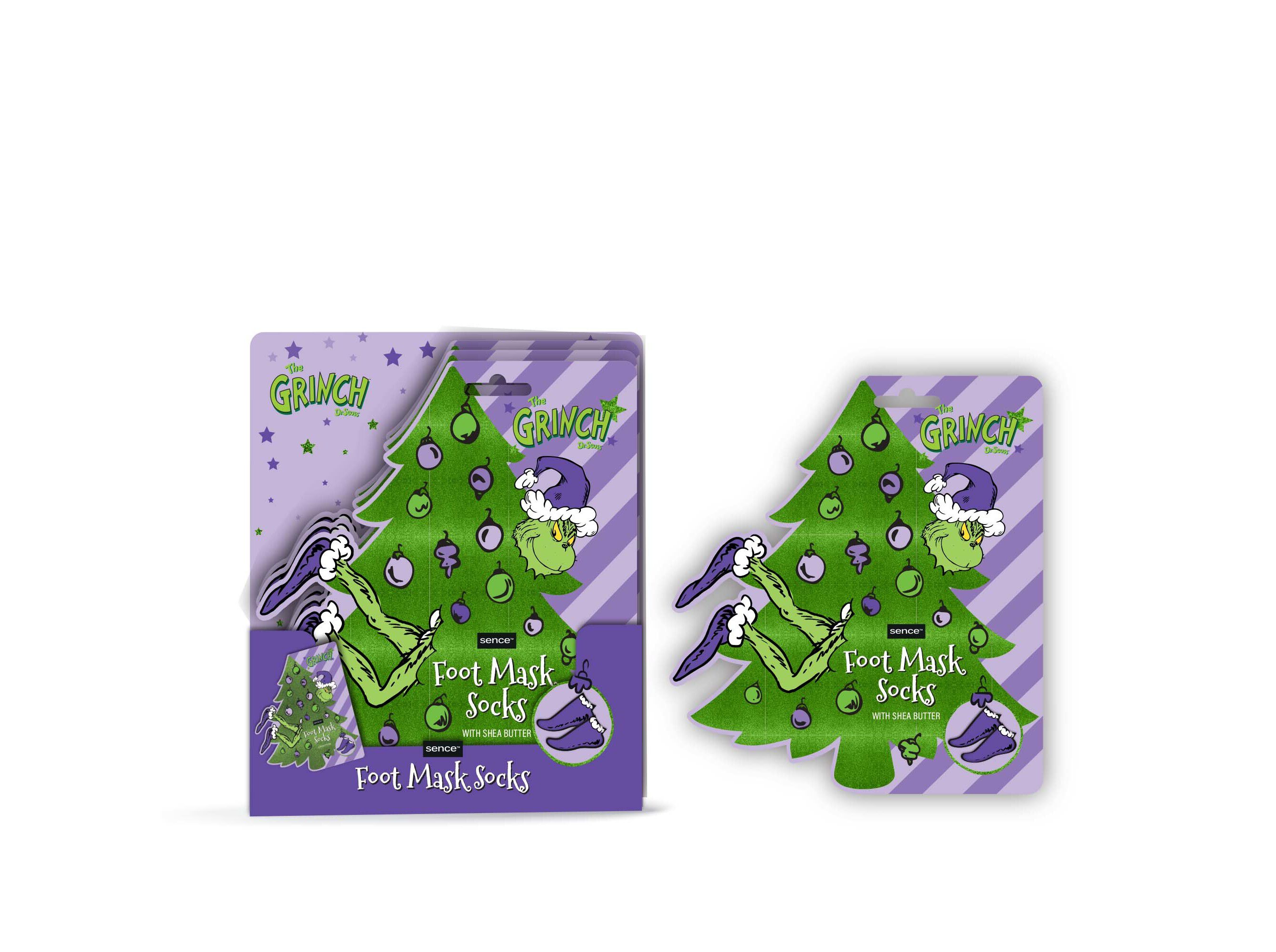 MASCARA DE PES GRINCH GLITTER