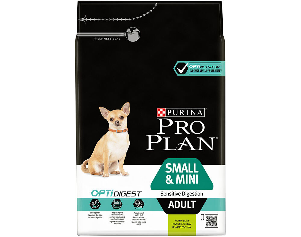 RA&Ccedil;&Atilde;O C&Atilde;O SMALL&MINI PRO PLAN SENSITIVE BORREGO 3KG image number 0