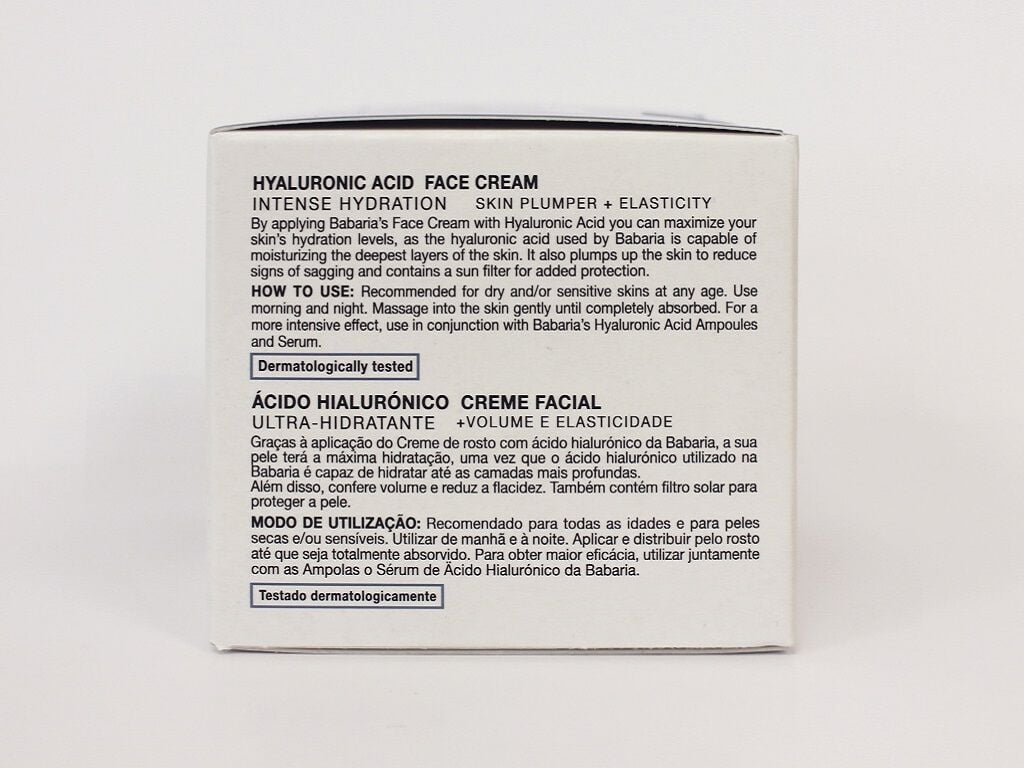 CREME FACIAL &Aacute;CIDO HIALUR&Oacute;NICO BABARIA 50 ML image number 1