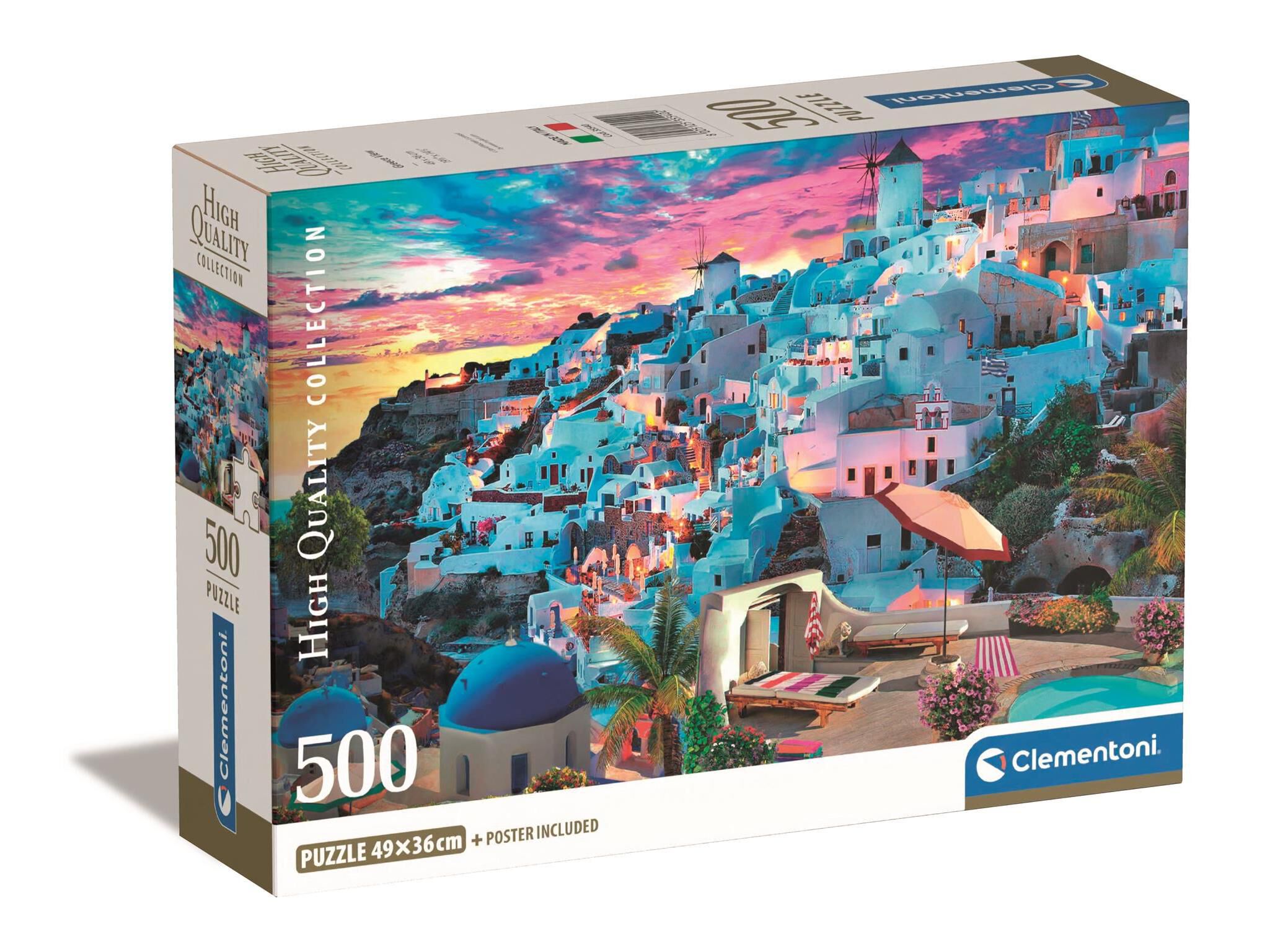 PUZZLE GREECE CLEMENTONI 500 PE&Ccedil;AS image number 0