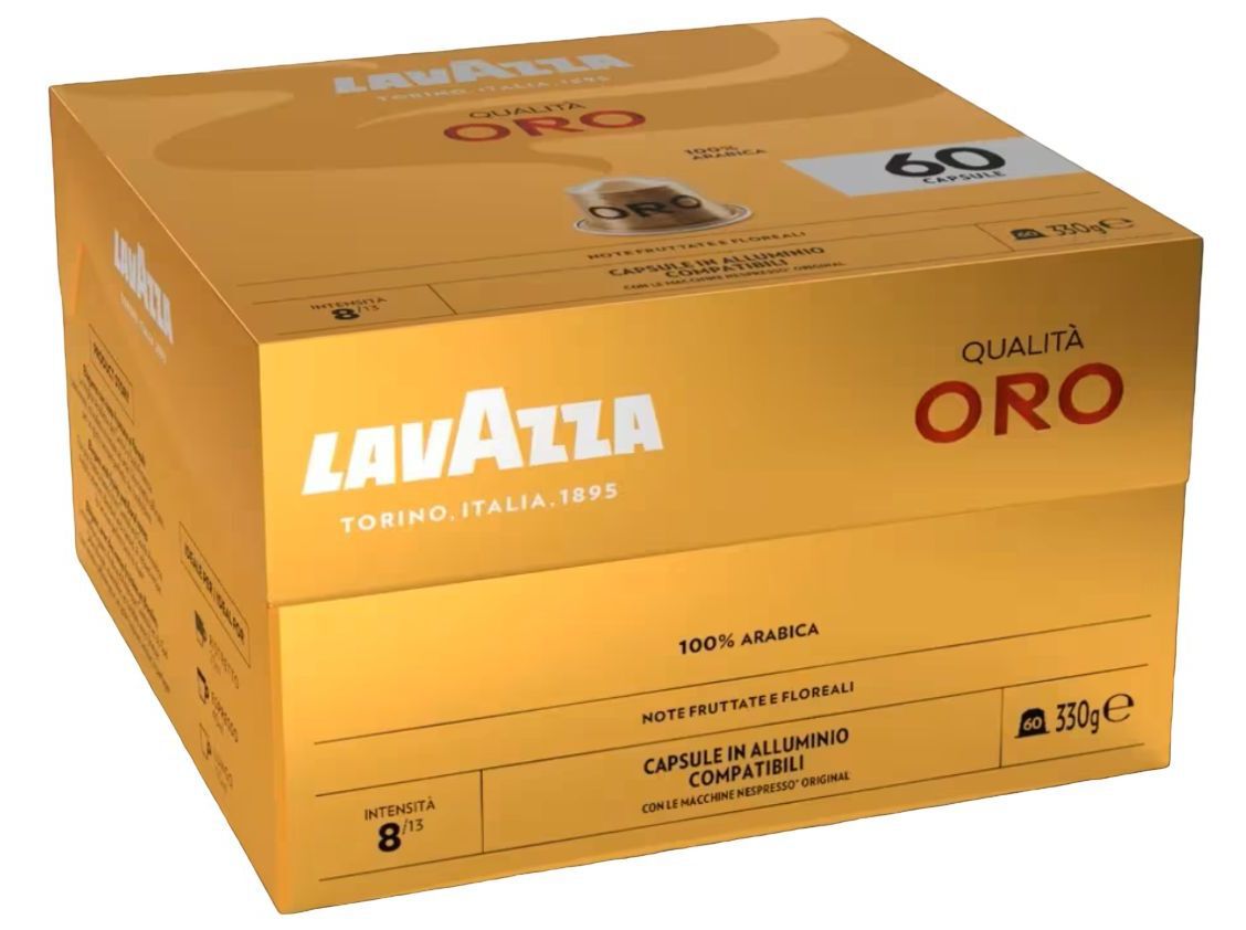 C&Aacute;PSULAS CAF&Eacute; LAVAZZA QUALIT&Agrave; ORO NPS INTENSIDADE 8/13 60UN image number 1