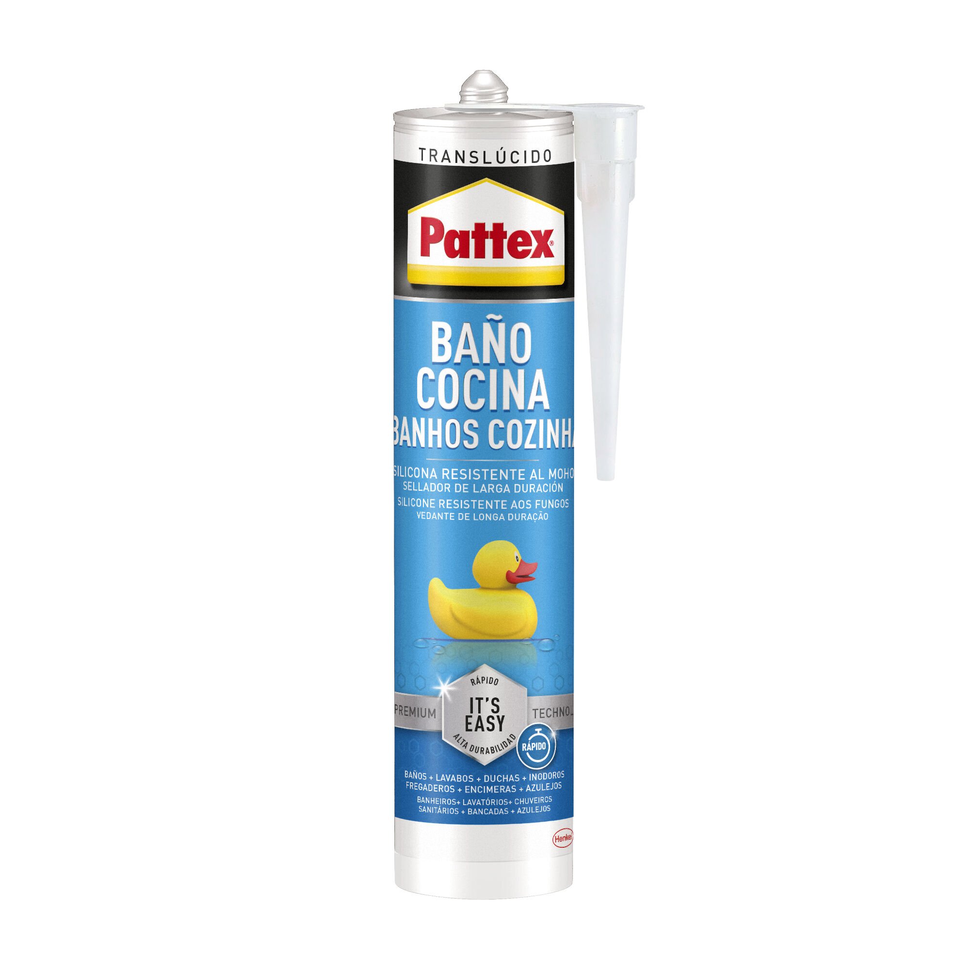 SILICONE WC/COZINHA PATTEX TRANSPARENTE 280ML image number 0