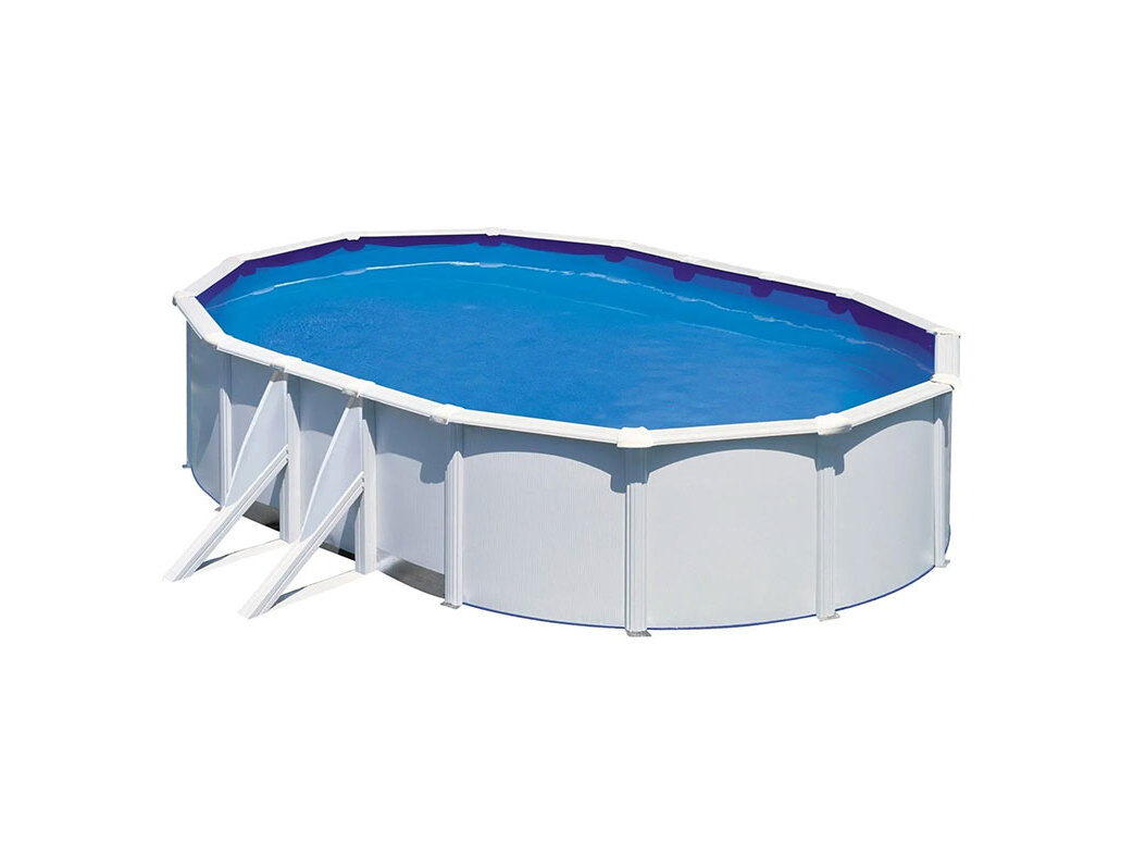 PISCINA A&Ccedil;O BRANCO GRE FIDGI 500X300X120CM