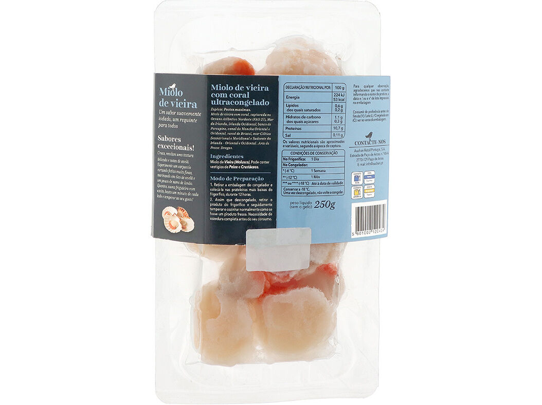 MIOLO DE VIEIRA AUCHAN COLLECTION 250G image number 1