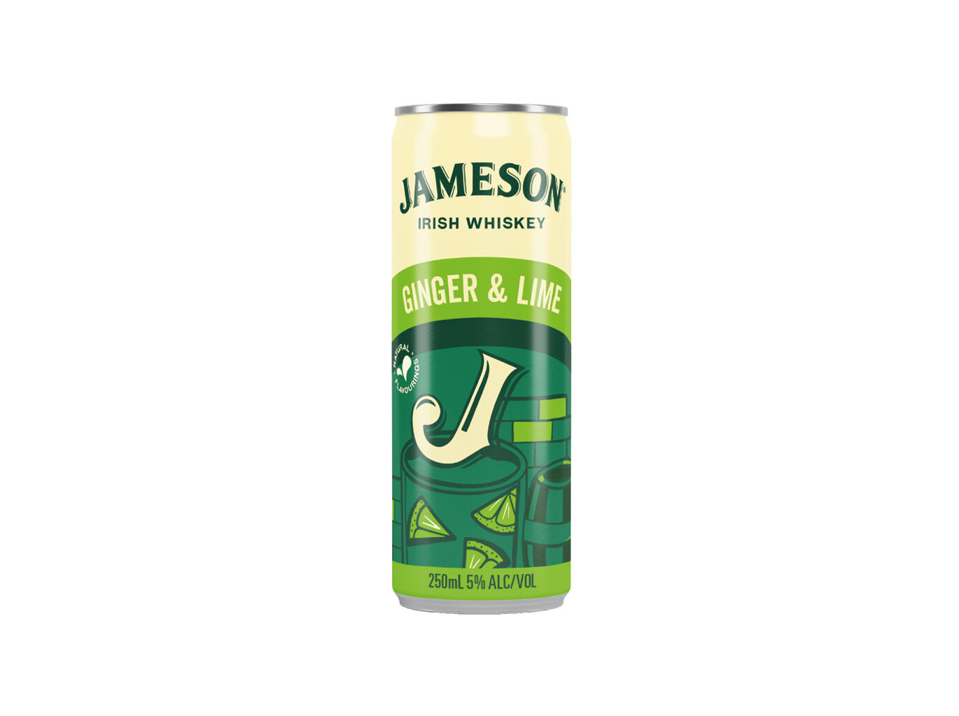 COCKTAIL JAMESON GINGER&LIME LATA 0.25L (SDR) image number 1