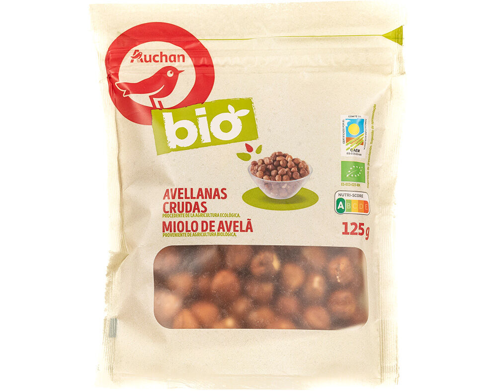 MIOLO DE AVEL&Atilde; AUCHAN BIO 125 G