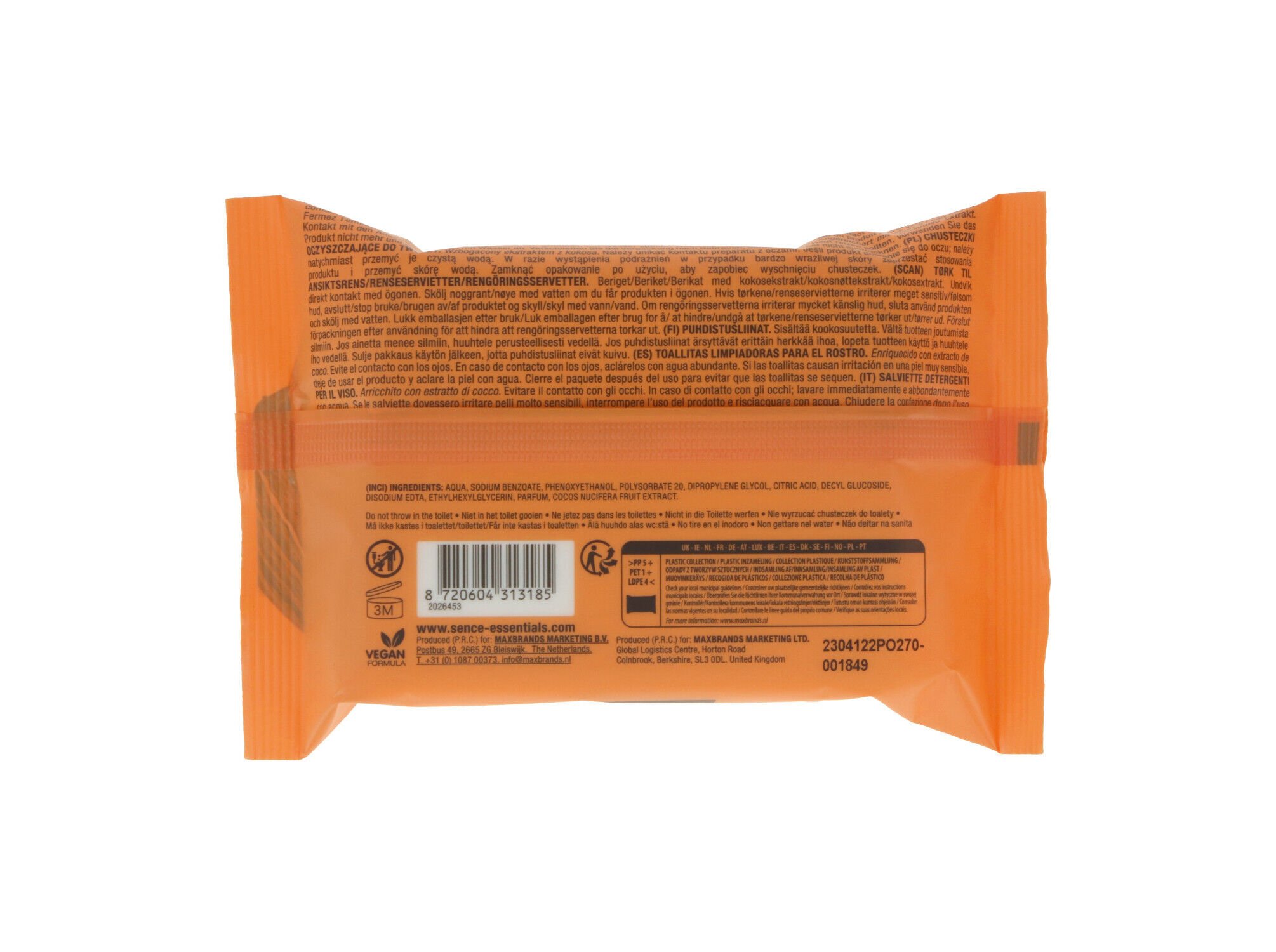 TOALHITAS LIMPEZA SENCE COCO 20UN image number 1