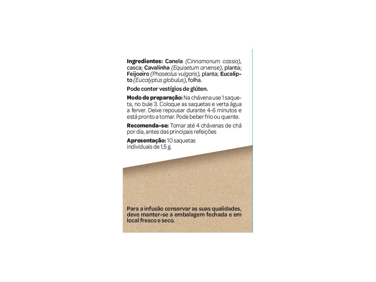 CH&Aacute; SALUTEM INFUS&Atilde;O N&ordm;4 PRO A&Ccedil;&Uacute;CAR 10 SAQUETAS image number 1