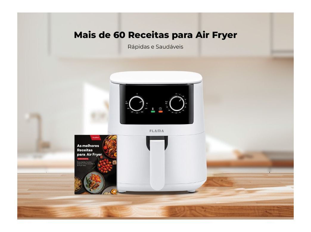 FRITADEIRA AIRFRYER FLAMA 645FL 4.2L BRANCO image number 6