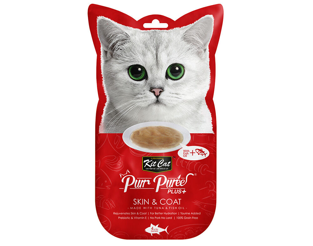 COMIDA H&Uacute;MIDA GATO KITCAT ATUM&&Oacute;LEO DE PEIXE 60G image number 0