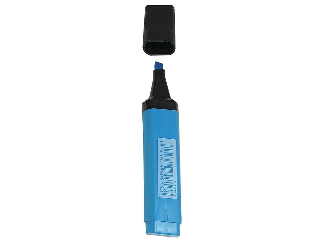 SUBLINHADOR POLEGAR FLUORESCENTE AZUL