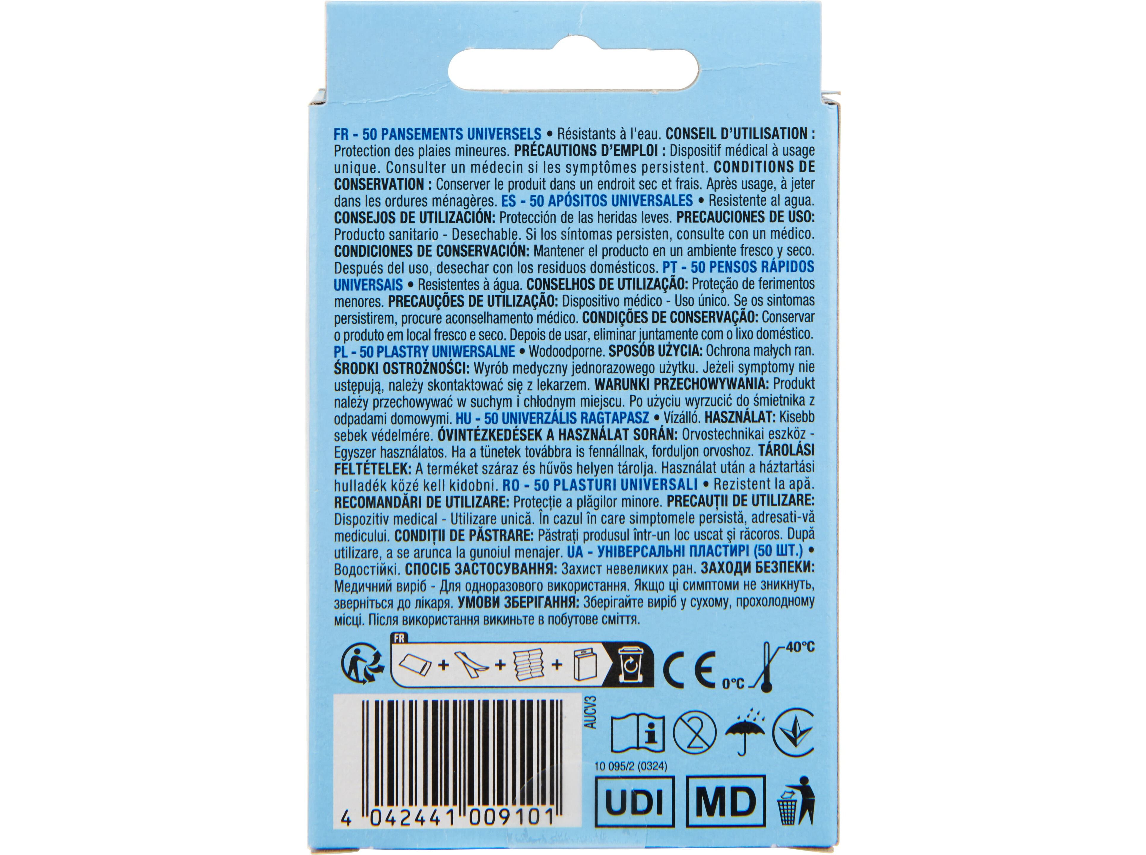 PENSOS MULTIUSOS AUCHAN 4 TAMANHOS BEGE 50UN image number 1
