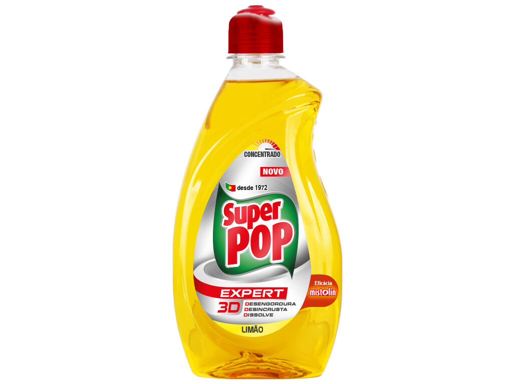 DETERGENTE LOI&Ccedil;A SUPER POP 3D LIM&Atilde;O 500ML