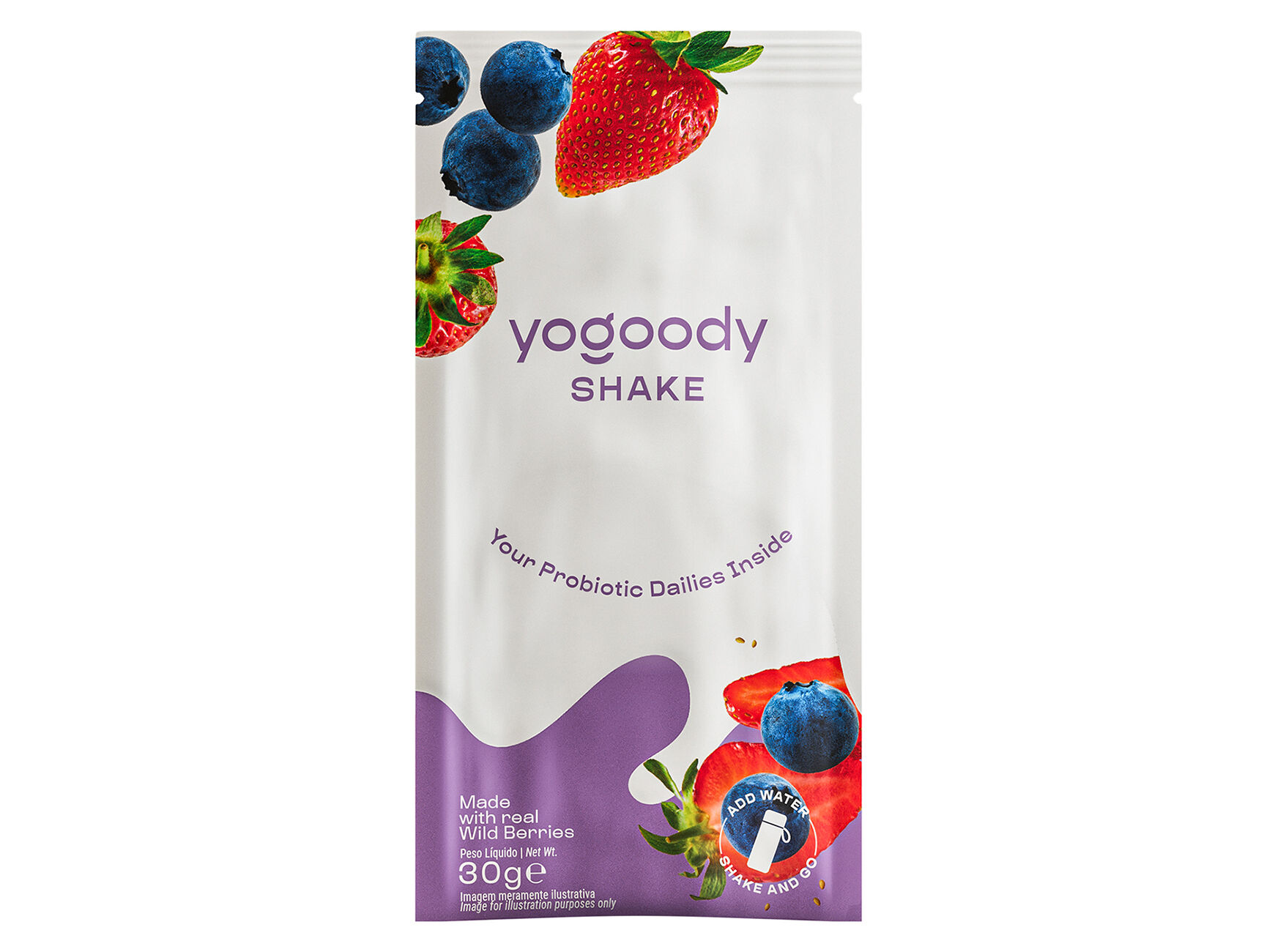 PREPARADO PARA BATIDO YOGOODY WILD BERRIES 30G
