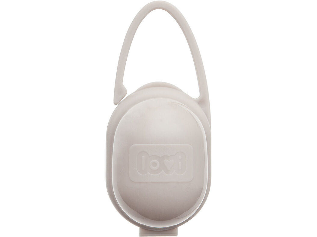 PORTA CHUPETAS LOVI BEGE