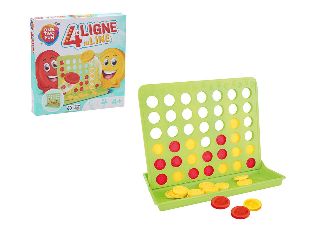 JOGO 4 EM LINHA ONE TWO FUN