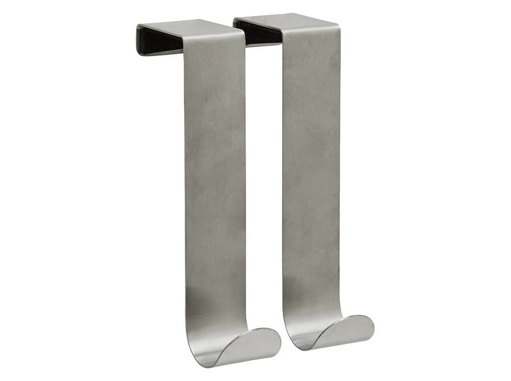 CONJUNTO 2 CABIDES PARA PORTA ACTUEL INOX 2.5X12CM