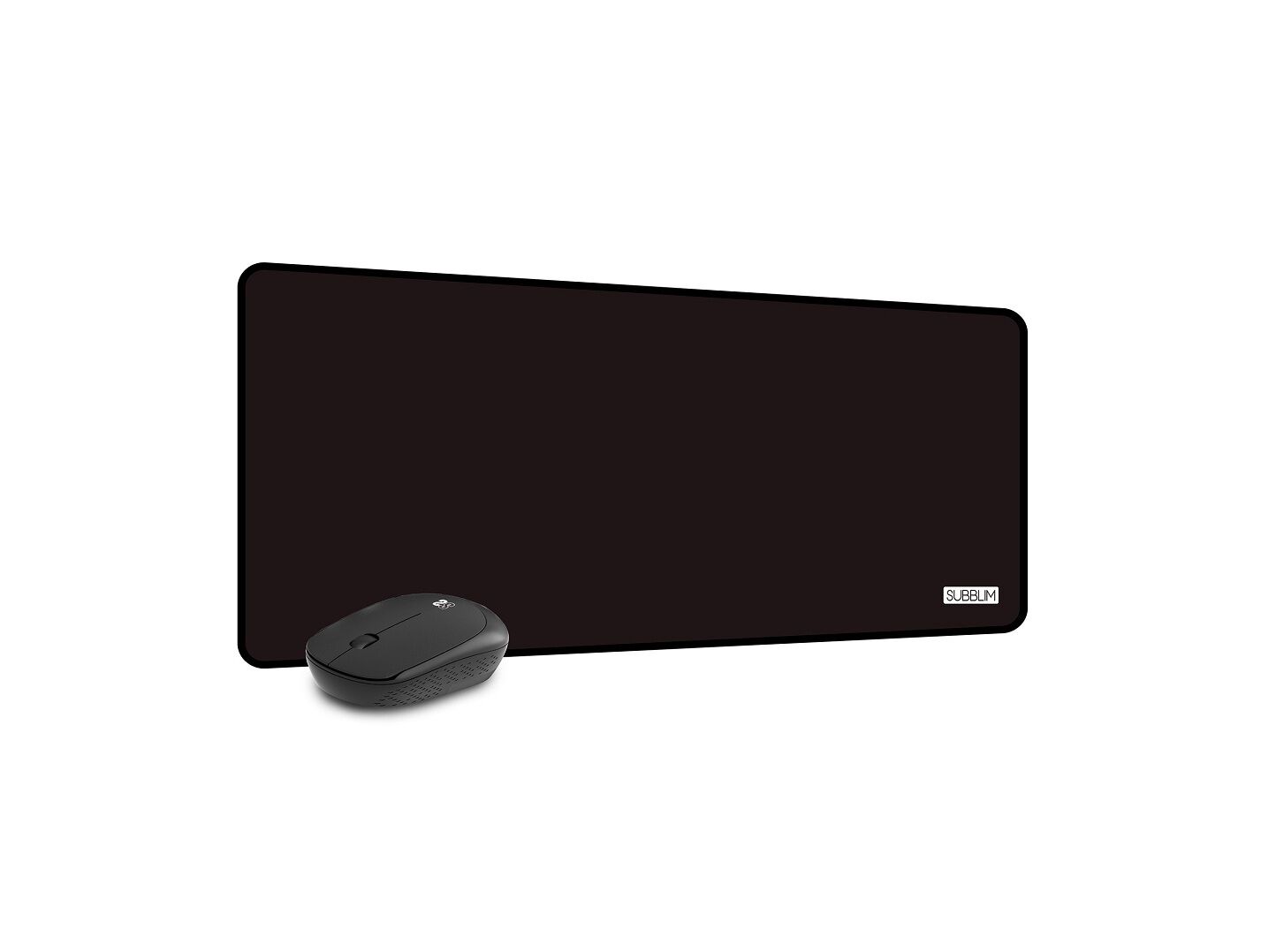 TAPETE RATO+RATO S/ FIO SUBBLIM SUBMP-03HP001 PRETO