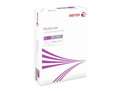 RESMA PAPEL A3 XEROX PERFORMER 80G BRANCO 500 FOLHAS image number 1