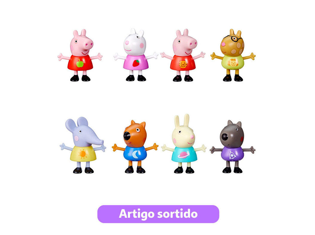 OS MELHORES AMIGOS PEPPA PIG 12.7X16.2X4.4CM MODELOS SORTIDOS image number 0