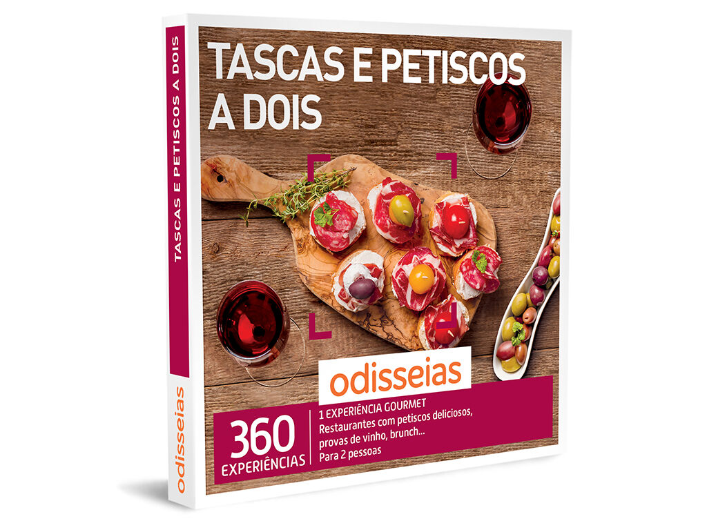 PACK ODISSEIAS TASCAS E PETISCOS A DOIS