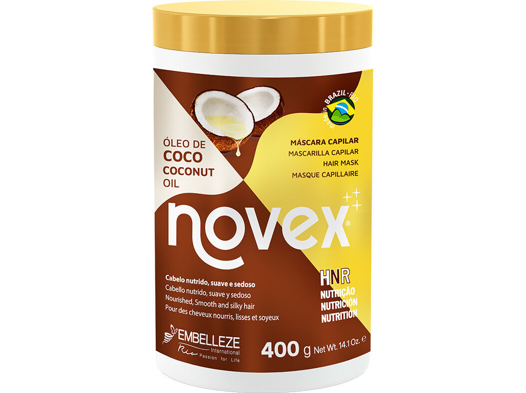 M&Aacute;SCARA NOVEX COCONUT OIL 400G