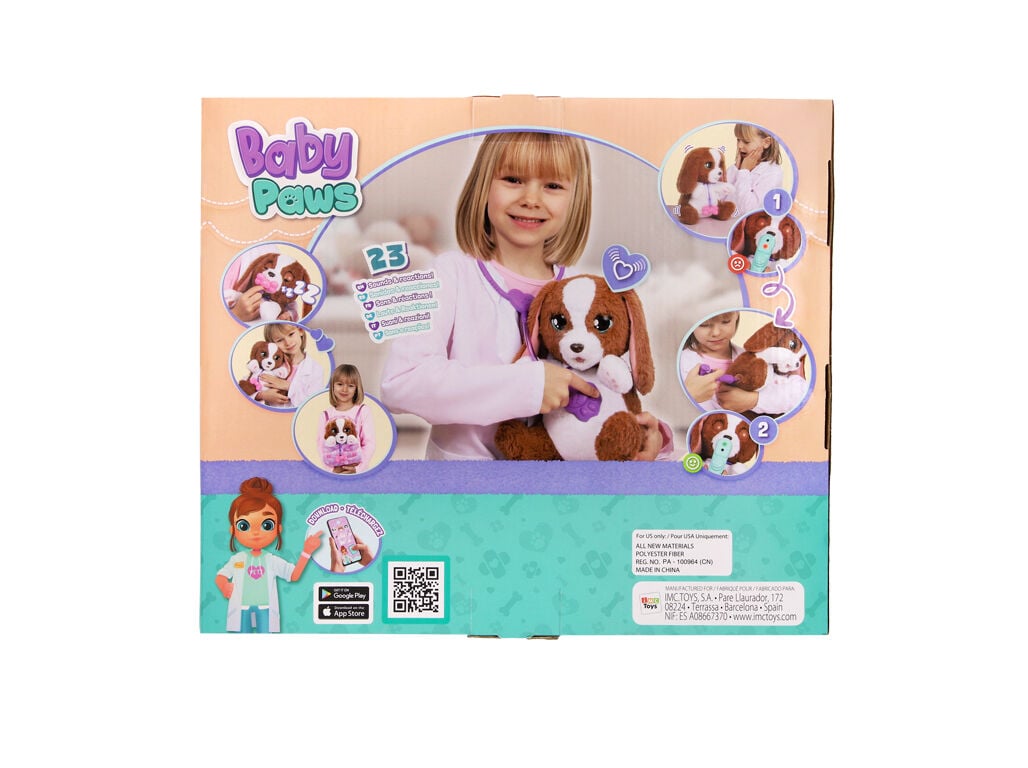 PELUCHE VETERIN&Aacute;RIO BABY PAWS image number 1