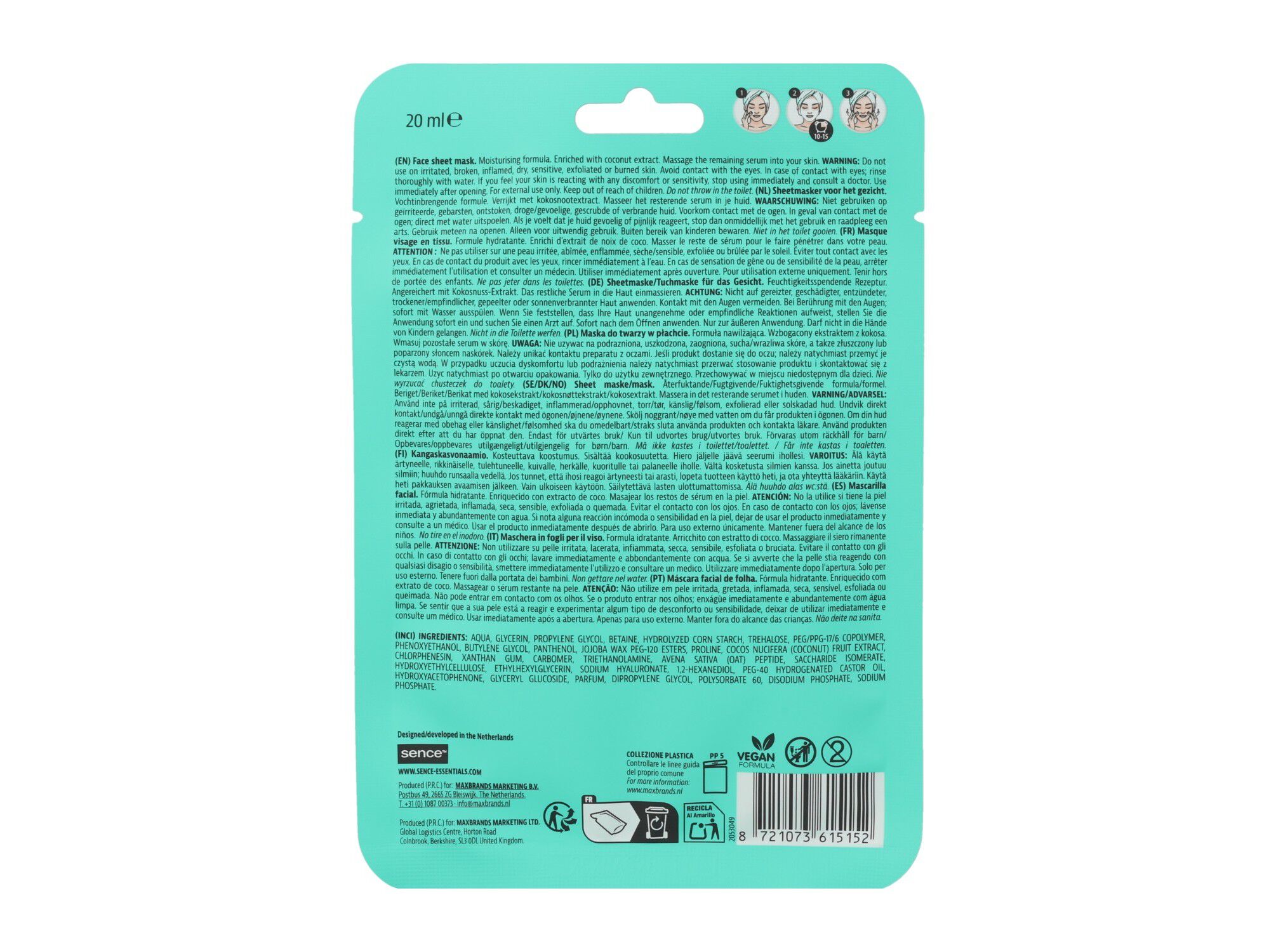 M&Aacute;SCARA FACIAL SENCE COLLECTION THE WINTER CLUB image number 1