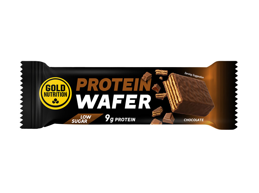 BARRA PROTEINA GOLD NUTRITION WAFER CHOCOLATE 30G
