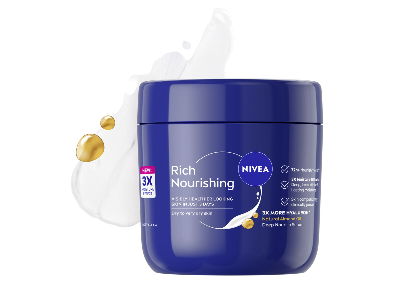 CREME NIVEA BODY MILK BOI&Atilde;O 400 ML image number 1