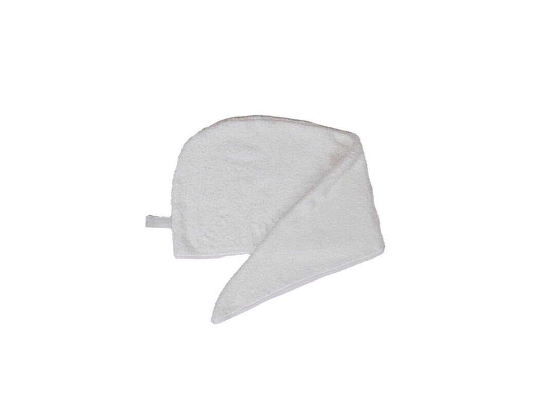 TURBANTE SECA CABELOS LASA BRANCO 70X25CM
