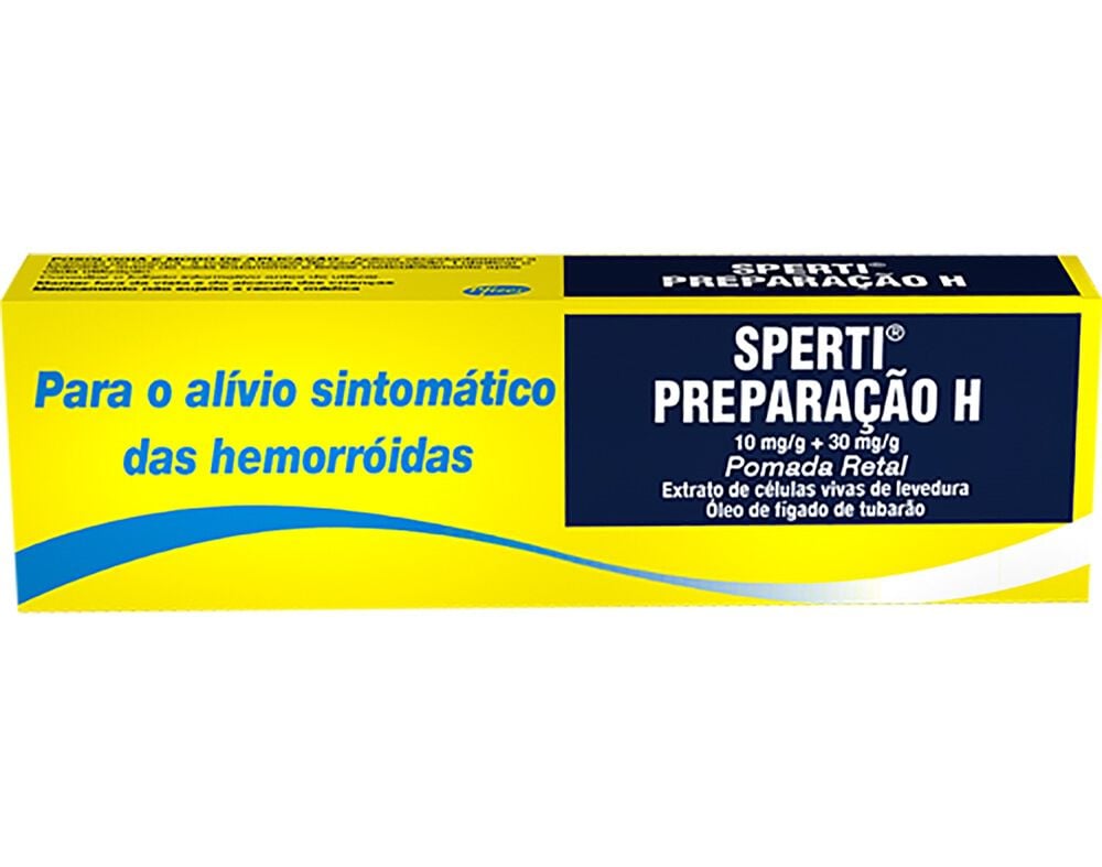 POMADA SPERTI RETAL PREPARA&Ccedil;&Atilde;O H 10MG/G+30MG/G 25G