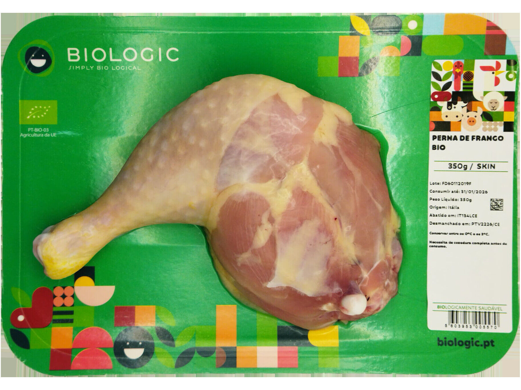 PERNA FRANGO BIOLOGIC BIO 350 G