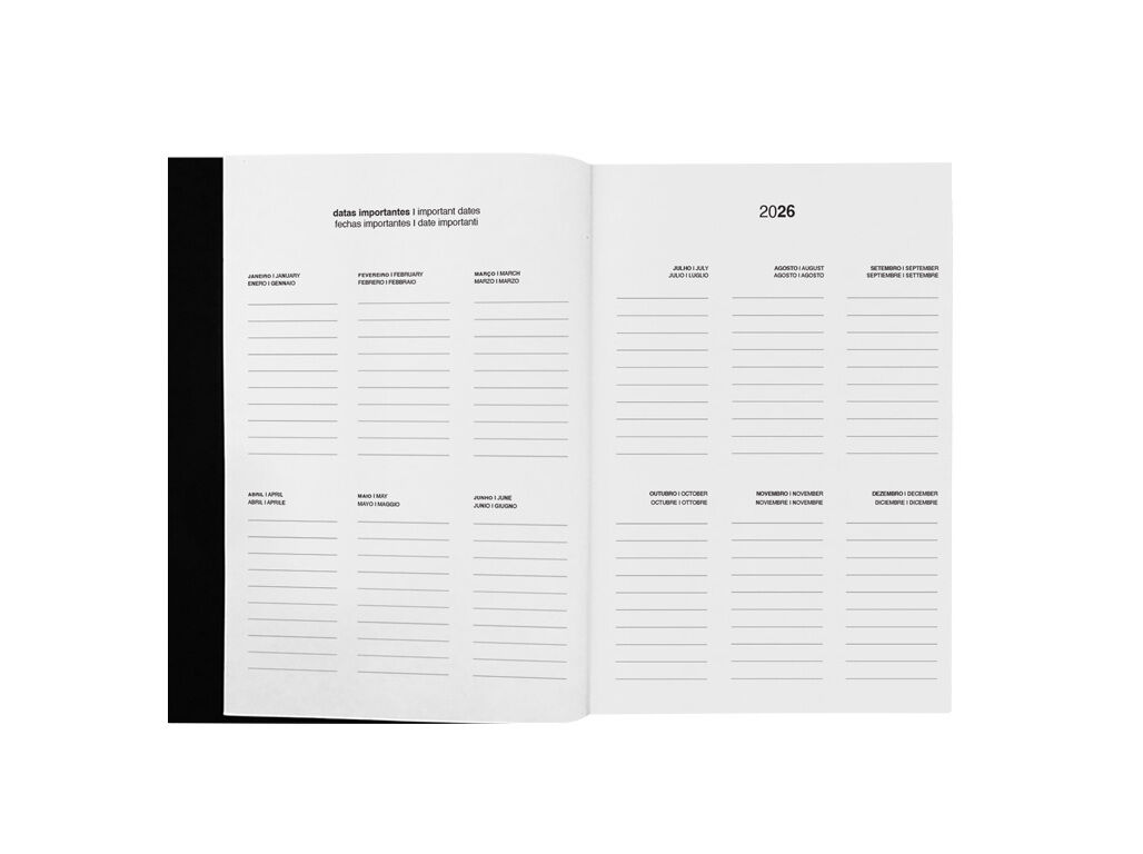AGENDA DI&Aacute;RIA A5 MAKENOTES COSIDA ONE COLOUR LIGHT BLUE image number 6