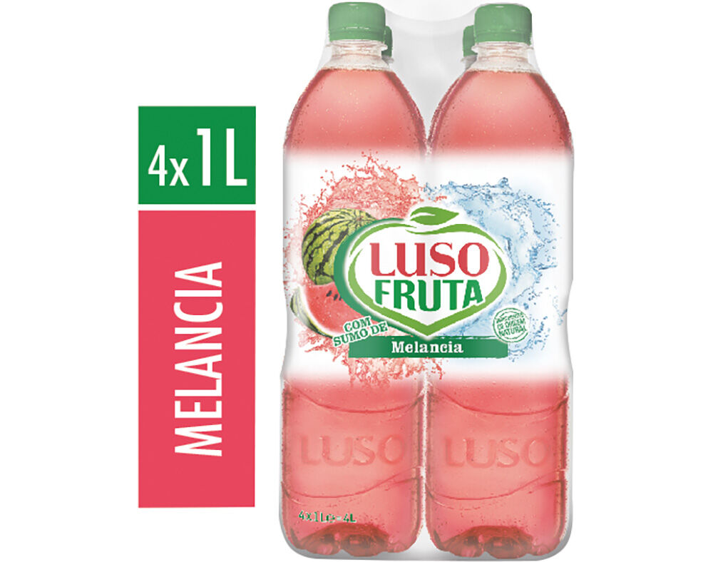 BEBIDA LUSO FRUTA MELANCIA 4X1L