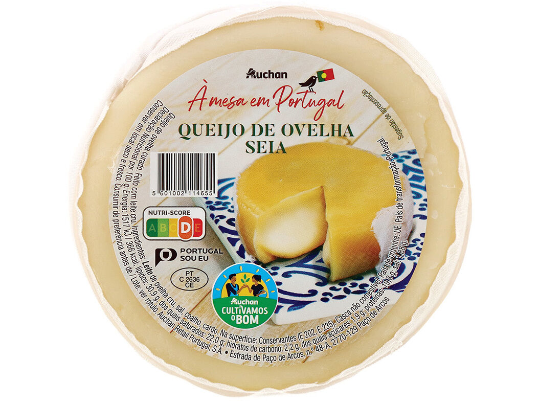 QUEIJO OVELHA AUCHAN &Agrave; MESA EM PORTUGAL CULTIVAMOS O BOM CURADO SEIA UN image number 0