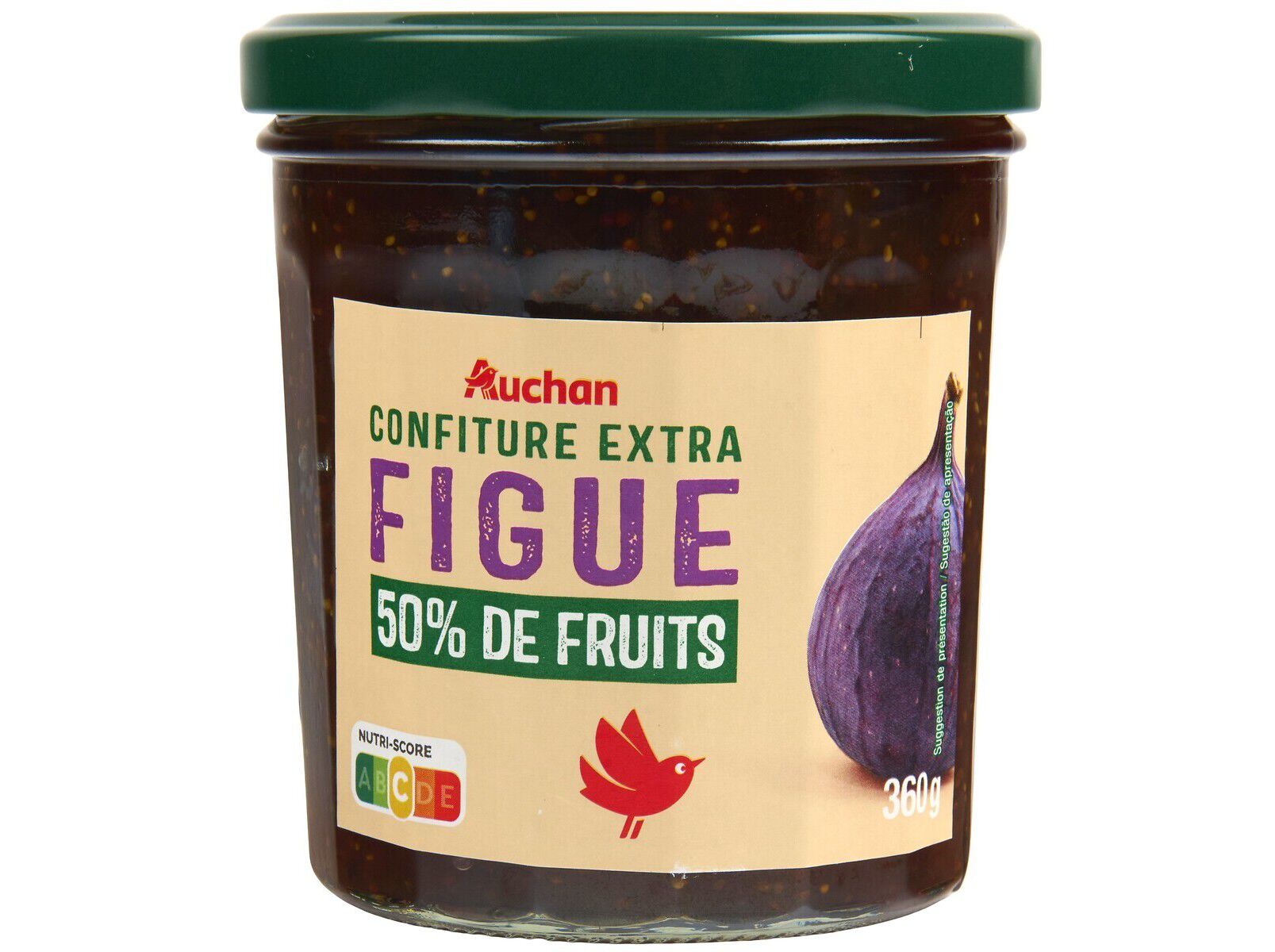 DOCE EXTRA 50% FRUTOS AUCHAN FIGO 360G image number 0