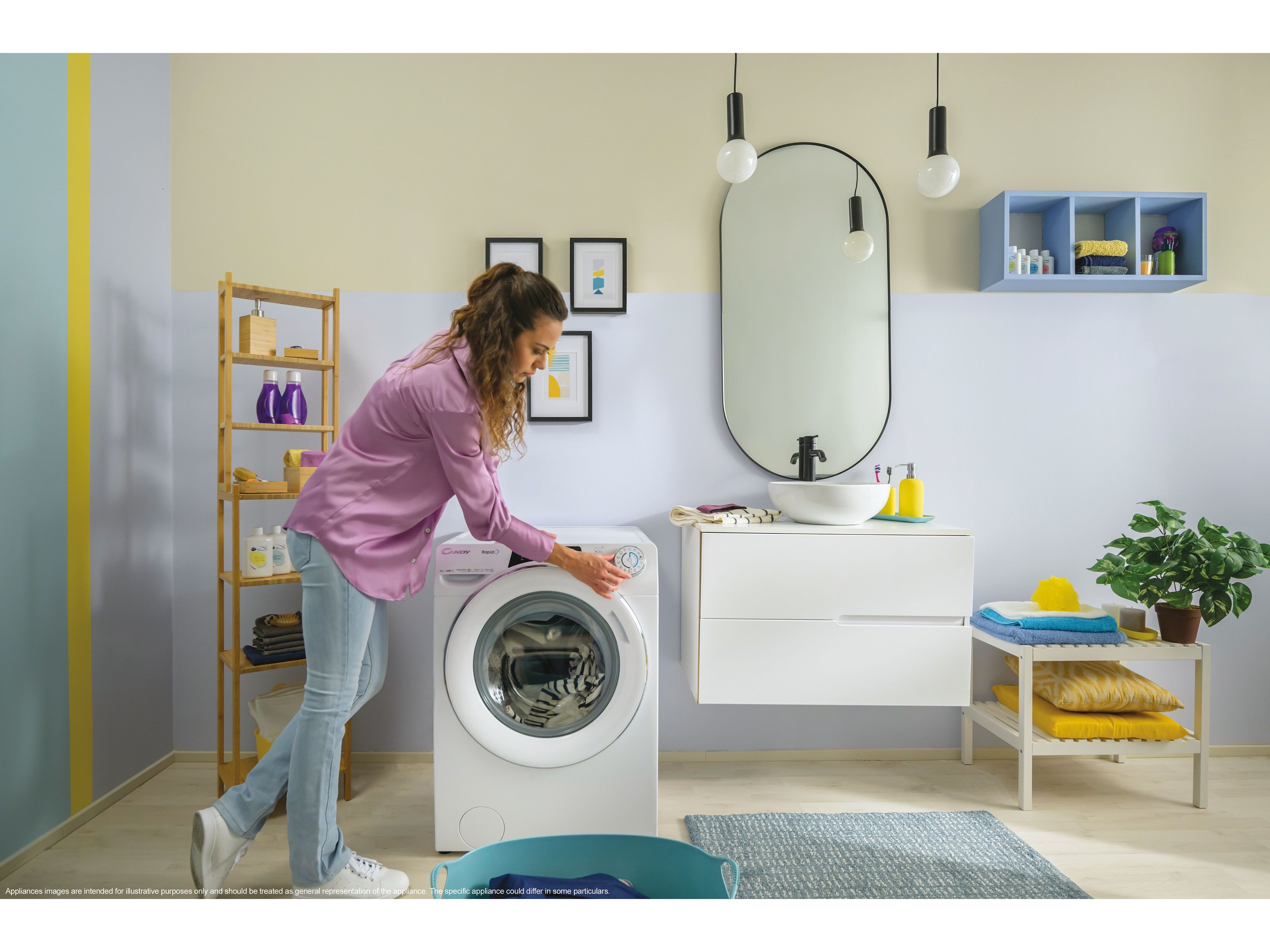 M&Aacute;QUINA LAVAR ROUPA CANDY RO 4106DWMC7/1-S - BRANCO A 10KG image number 12