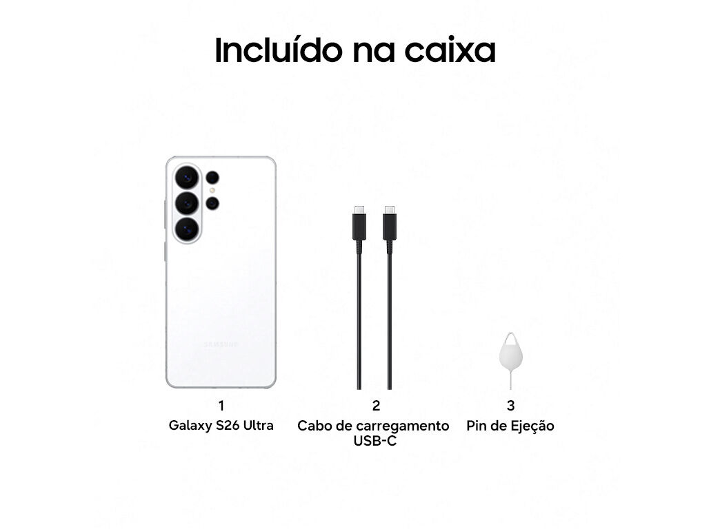 SMARTPHONE SAMSUNG GALAXY S26 ULTRA 512GB BRANCO image number 6
