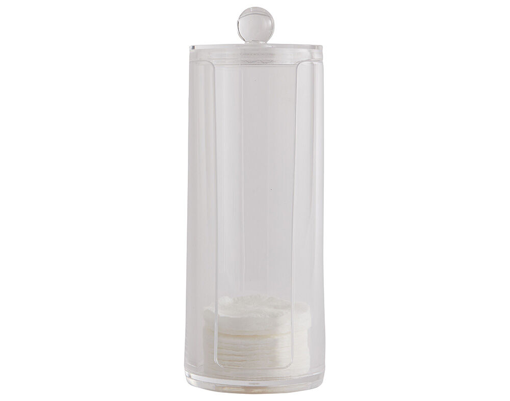 DISPENSADOR ALGOD&Atilde;O ACTUEL TRANSPARENTE &Oslash;7.6X20CM